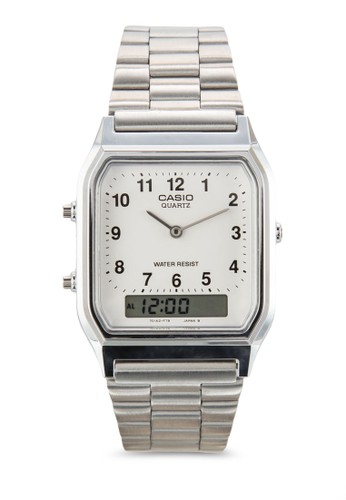AQ-230A-7BHDF esprit 會員雙顯不銹鋼手錶, 錶類, 飾品配件