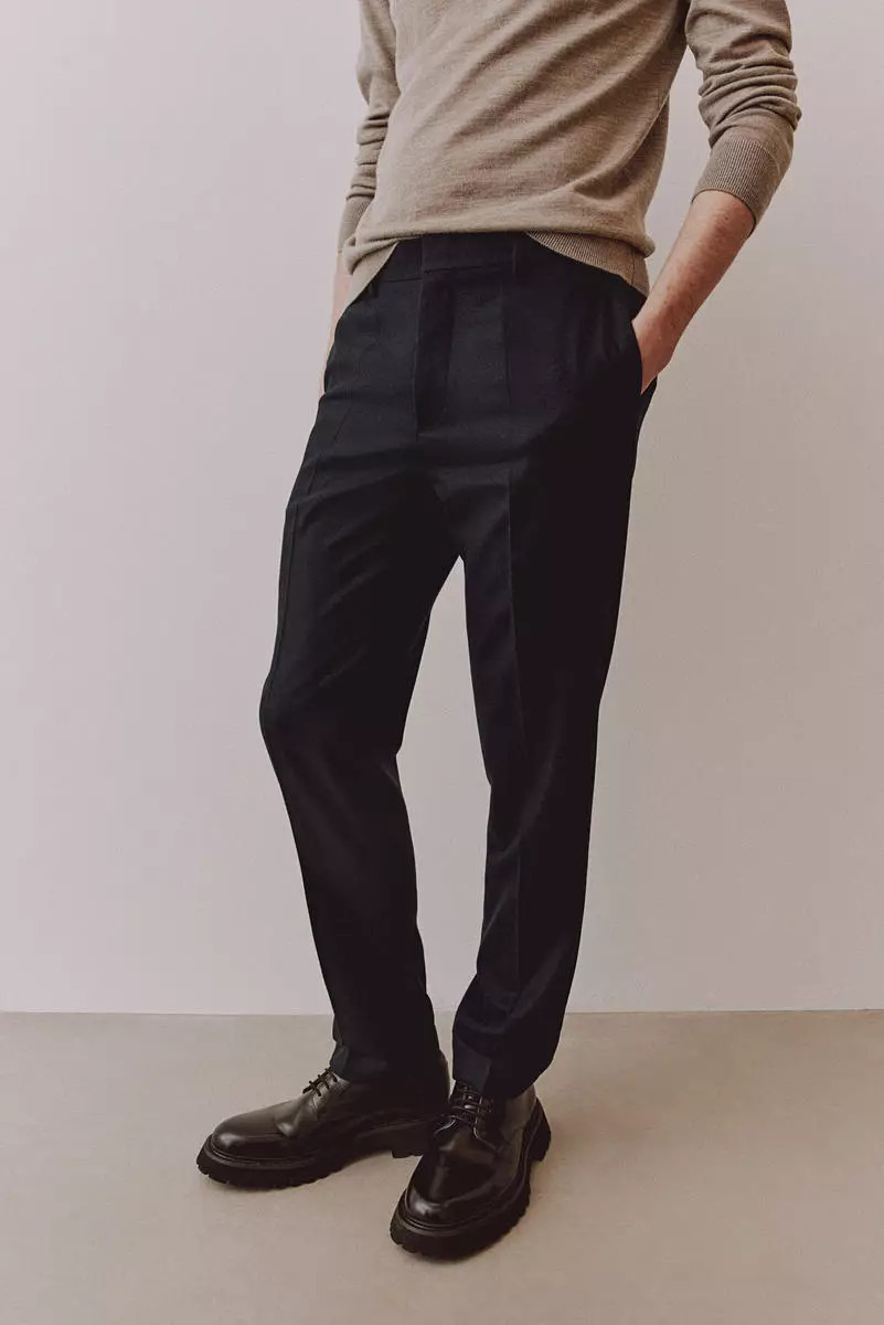 Slim Fit Wool-blend trousers