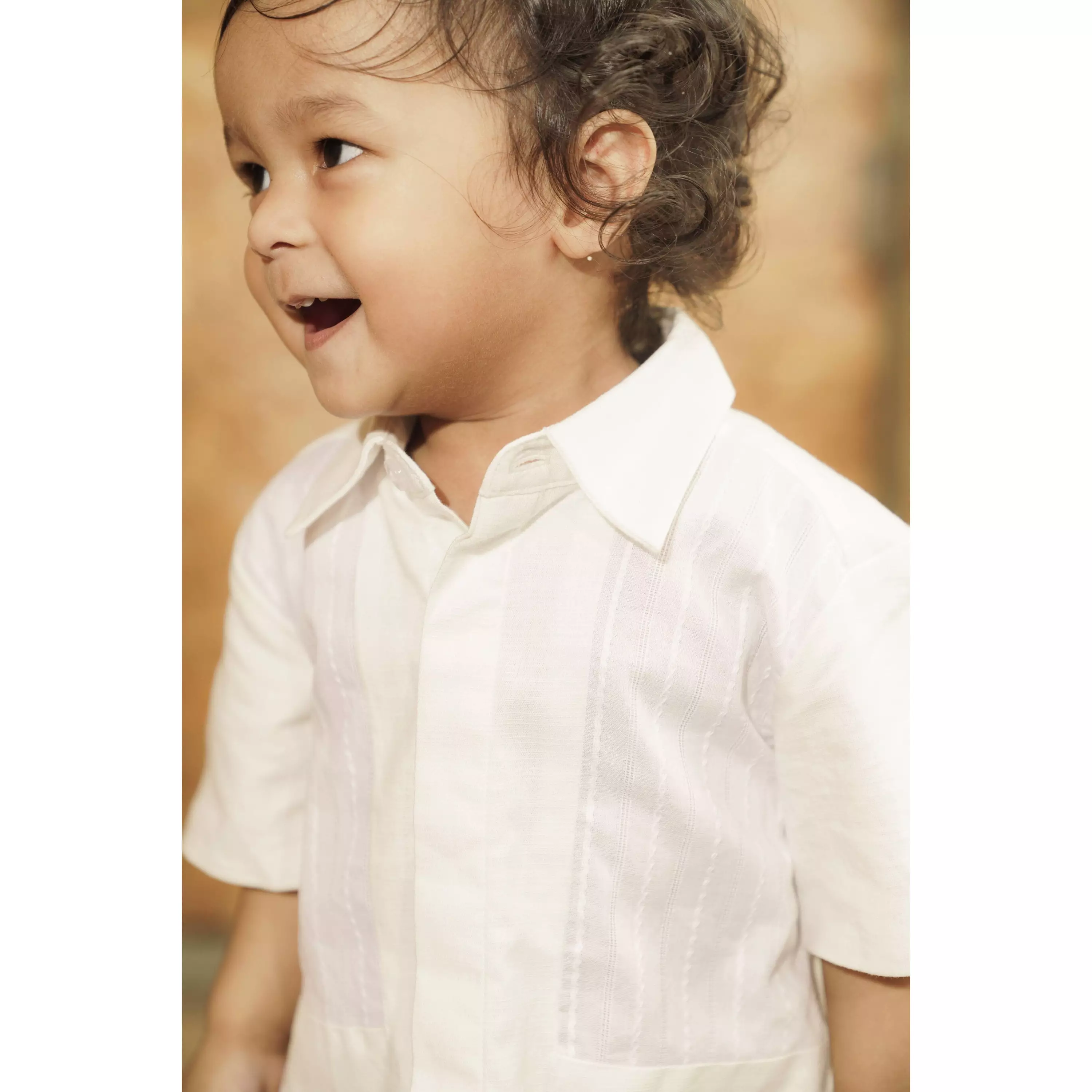 Mothercare x Benang Jarum Raya Collection Texture Top - Baju Lebaran Anak Laki-laki