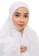 SITI KHADIJAH white Siti Khadijah Telekung Classic Signature Ayla in White 11AC2AA04A0EE8GS_3
