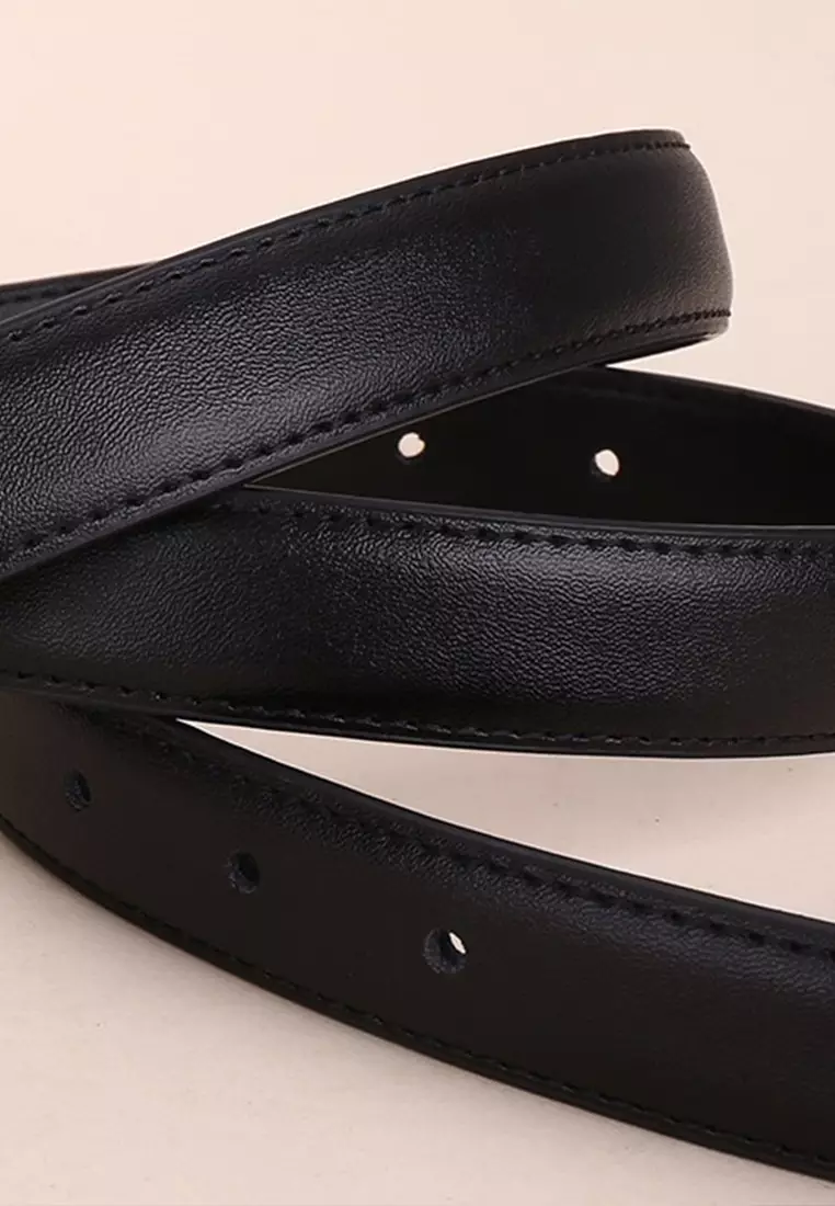 G Letter Buckle Leather Belt SR-xinG