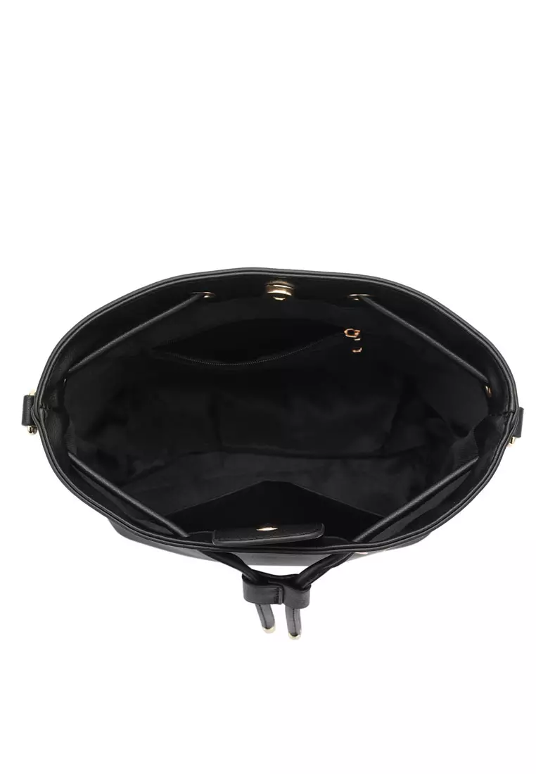 Women's Bucket Bag / Shoulder Bag / Sling Bag / Crossbody Bag (Tas Ember Wanita / Tas Bahu Wanita / Tas Selempang Wanita ) - Hitam