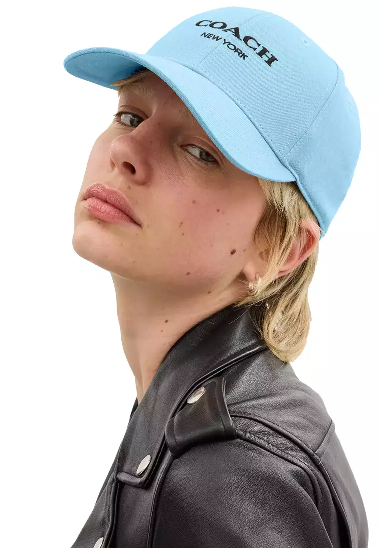 Embroidered Baseball Hat in Pool CH409 (XS/S)