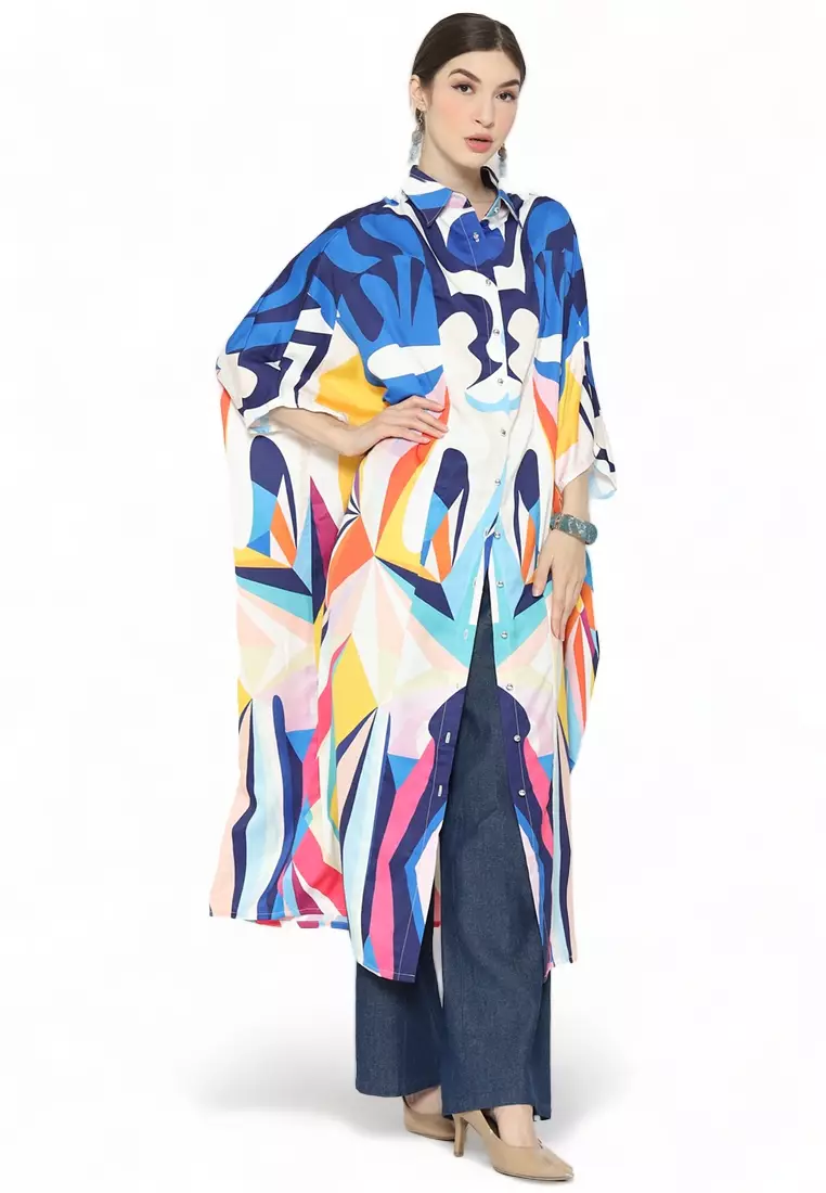Kanzi Collared Kaftan
