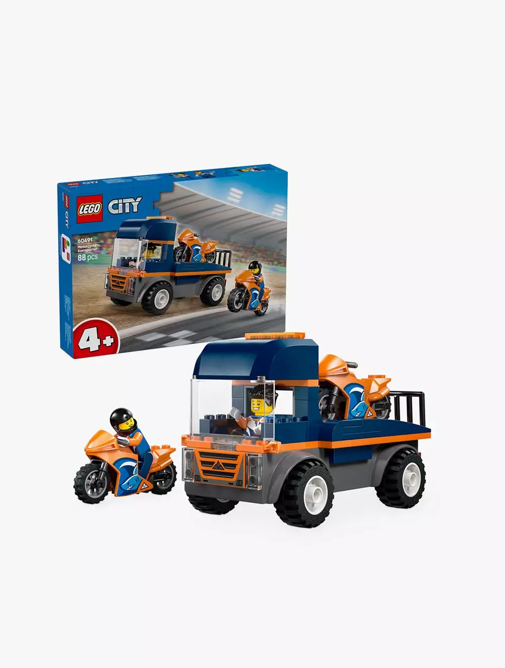 LEGO® City Great Vehicles Motorcycle Transporter - 60491