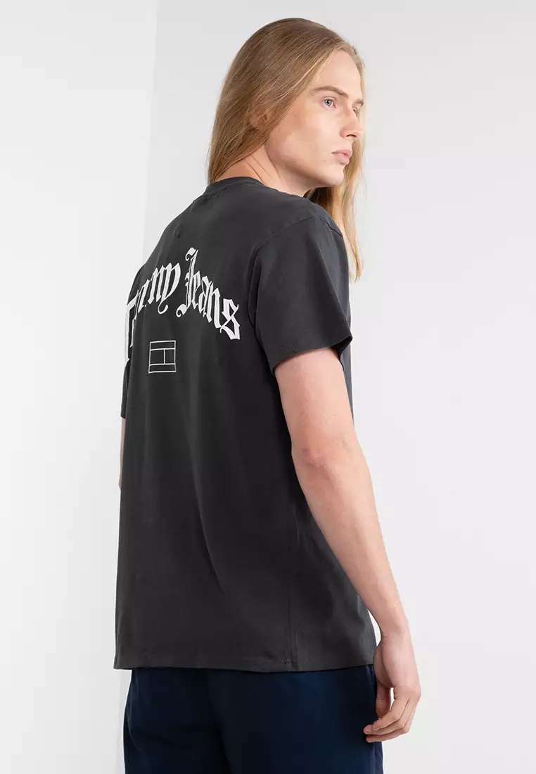 Tommy Hilfiger Relaxed Grunge Arch Back Tee - Tommy Jeans 2023