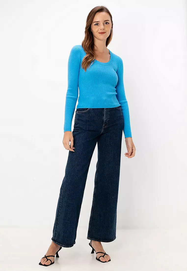 Zalando Vero Moda Pullover Vero Moda VMCREWLEFILE V NECK Jumper - Main Image