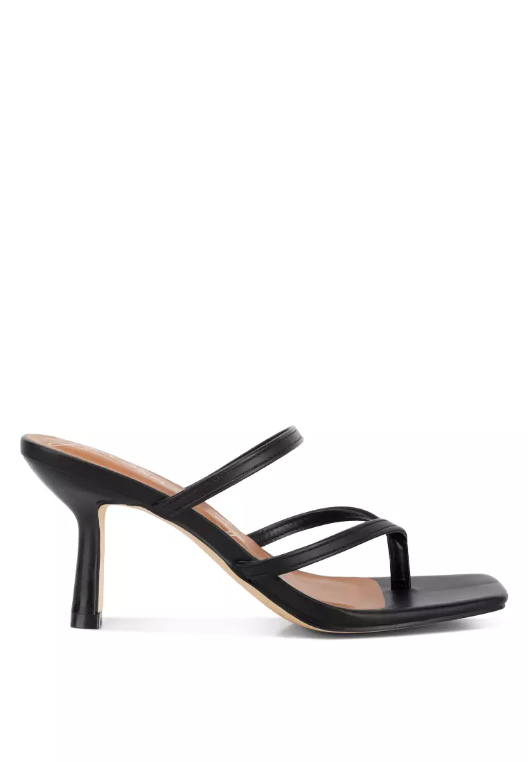 Buy London Rag Black High Heeled Casual Sandals 2023 Online | ZALORA ...