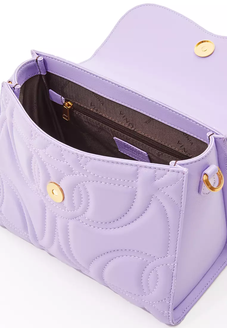 Purple Paste Naiara Small Satchel Bag