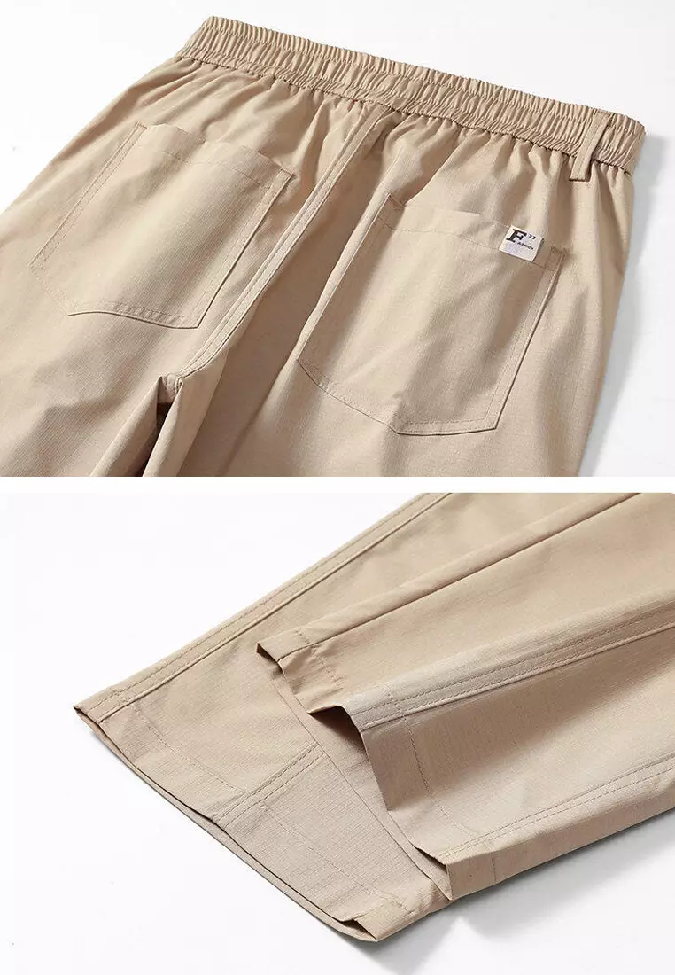 Drawstring Casual Cargo Pants
