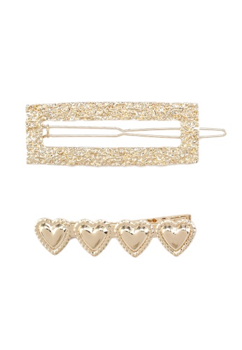 Red's Revenge 2-In-1 Love Is In The Hair Clip Set | ZALORA Philippines