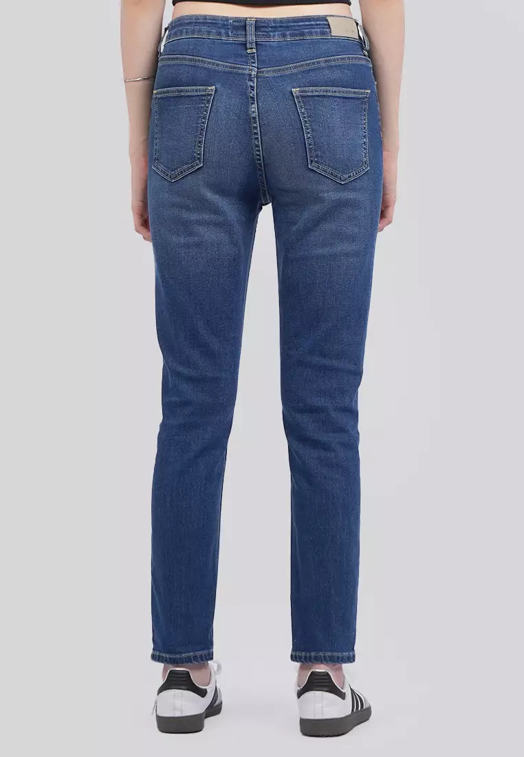 Tirajeans Skinny Jeans Denim 7-LLDNKEY125D050 MED BLUE