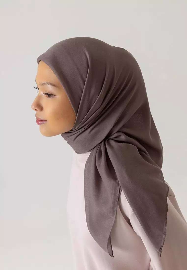 Ria Miranda Deep Taupe Rarina Scarf