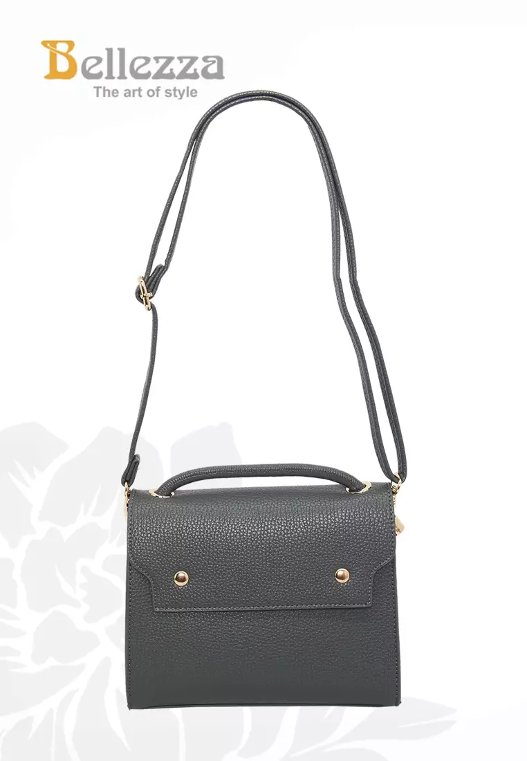 Bellezza Handbag 24138-38 Dark Grey
