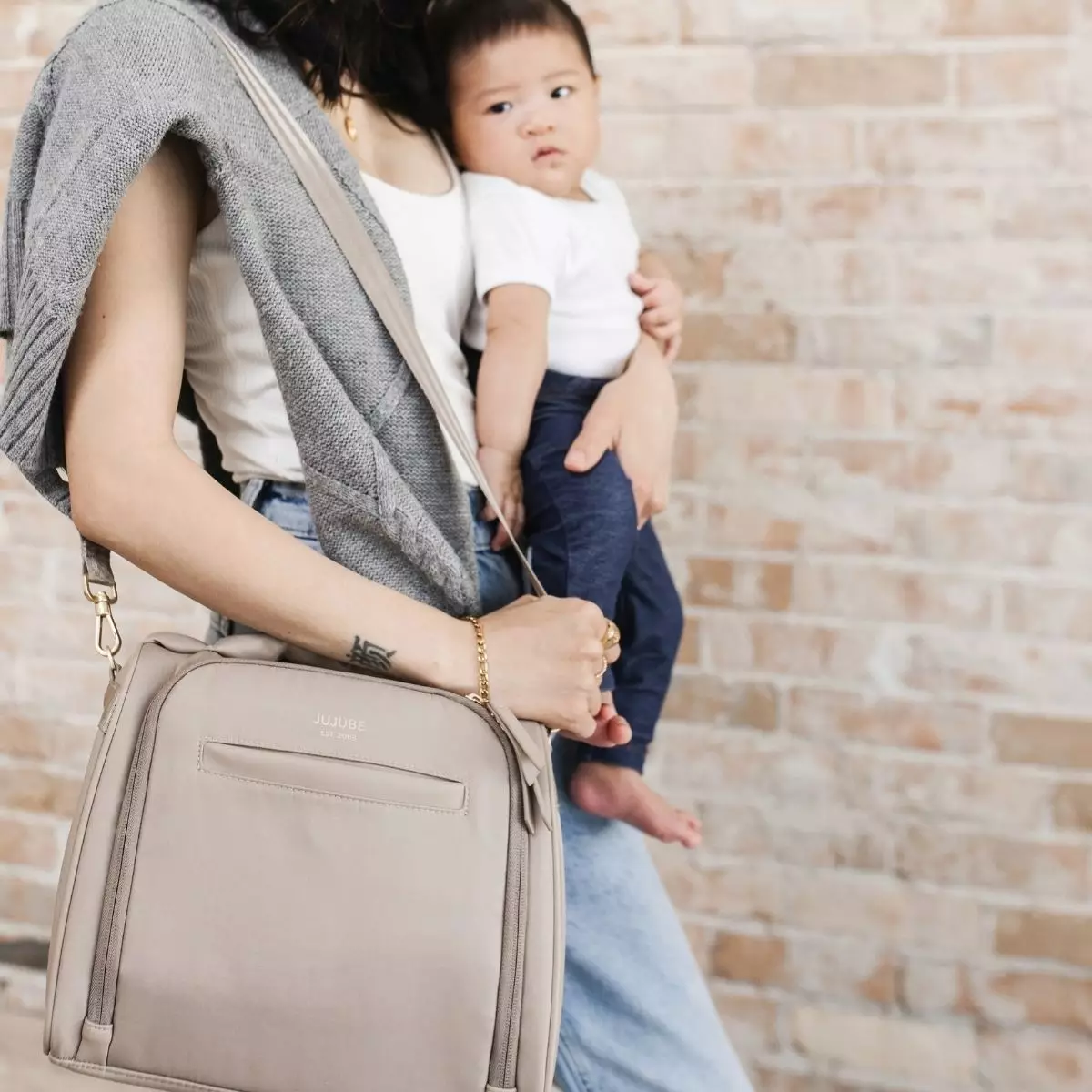 Jujube Insulated Bottle Bag Black - Tas Penyimpanan Botol Bayi
