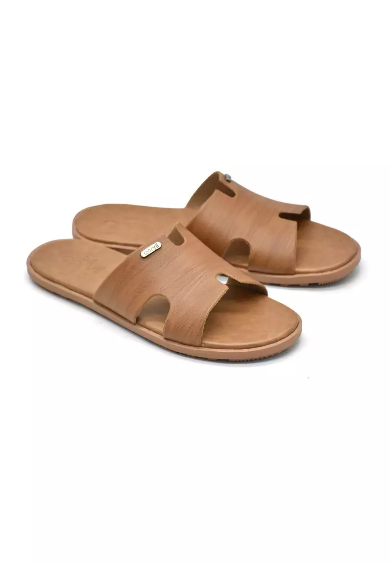Carvil Sandal Pria Pamish-01 M Tan