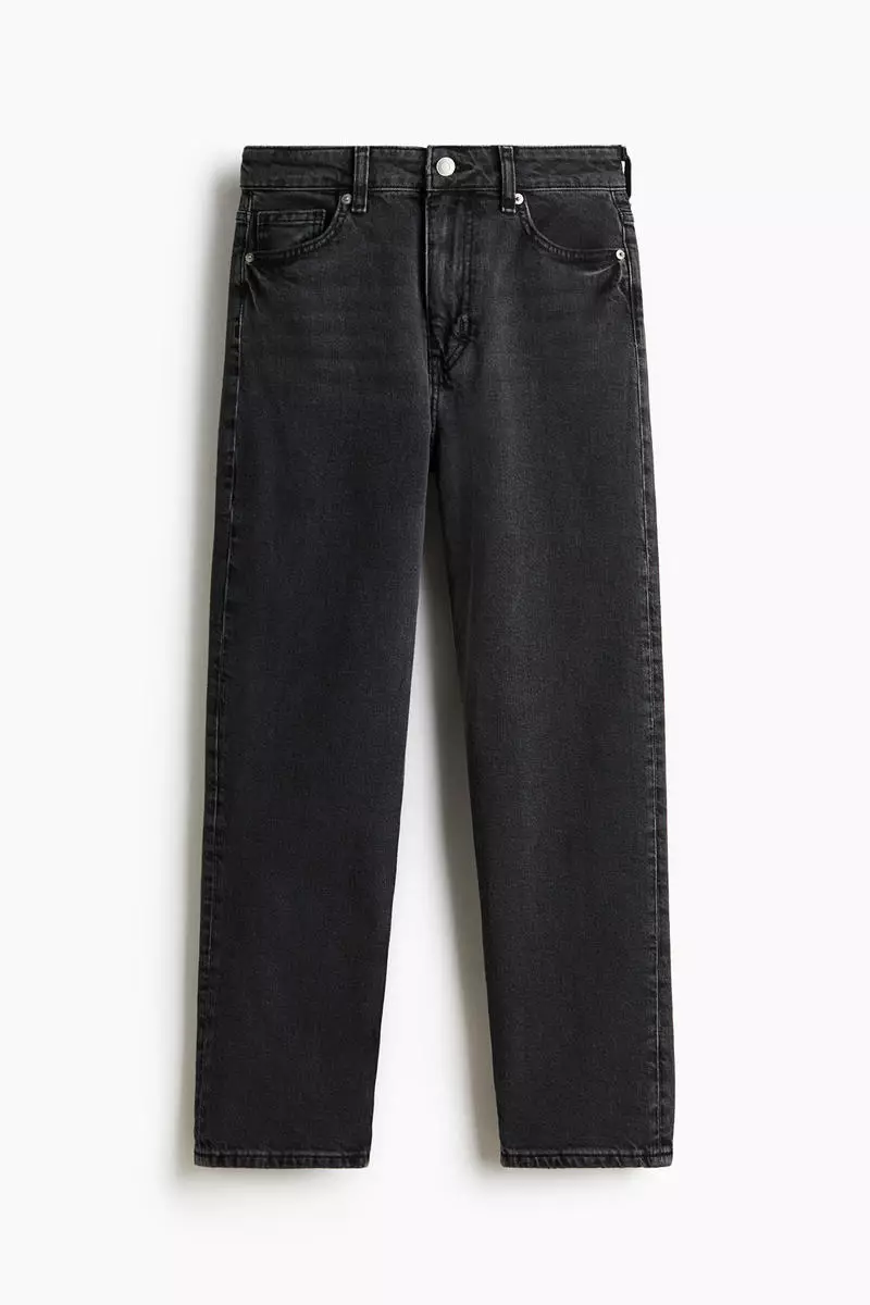 Mom Slim Fit High Waist Ankle Jeans