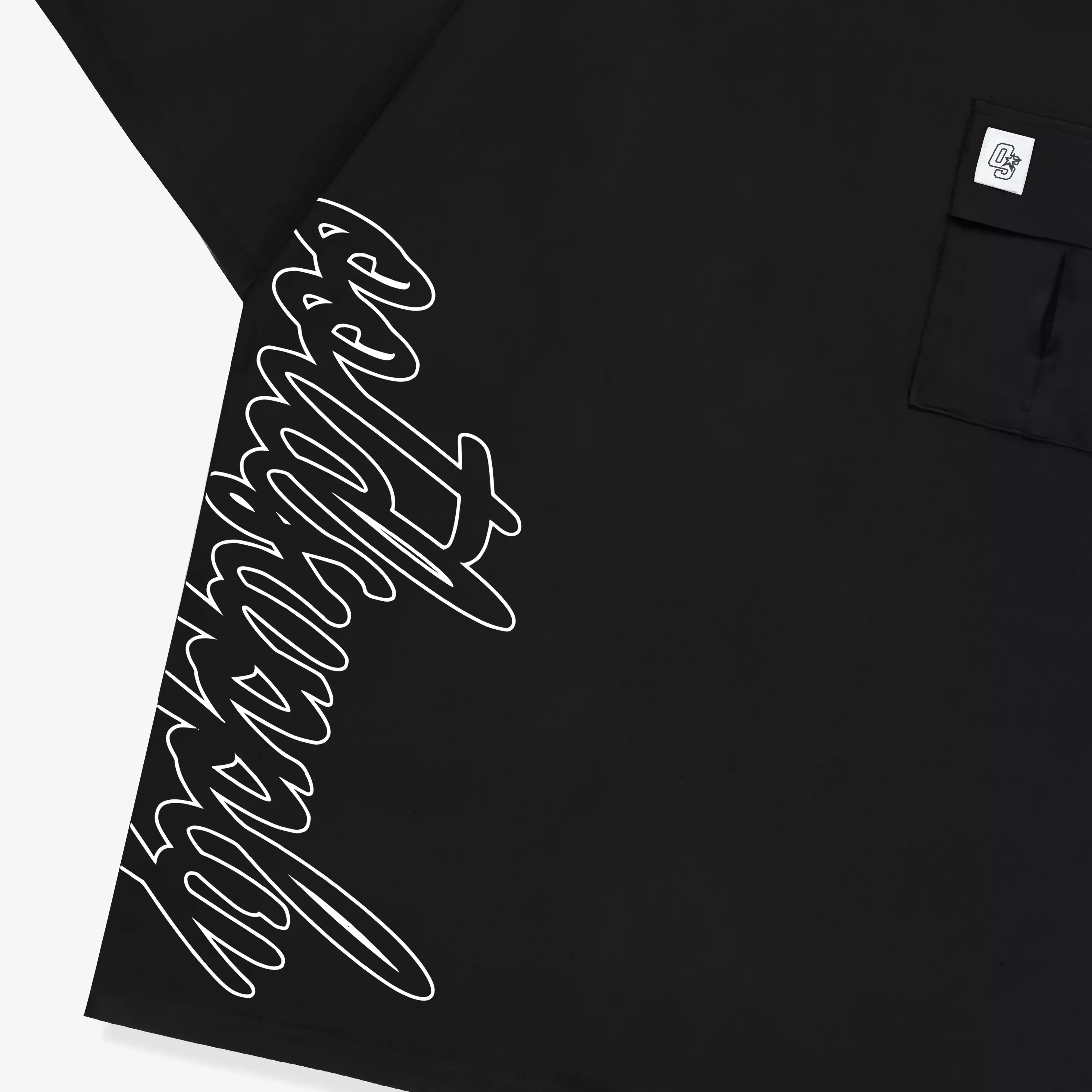 OOTDSUPPLY Pocket Oversized Right Side V.2 Black & Coffee I Oversize Pria and Wanita OPCTV2006