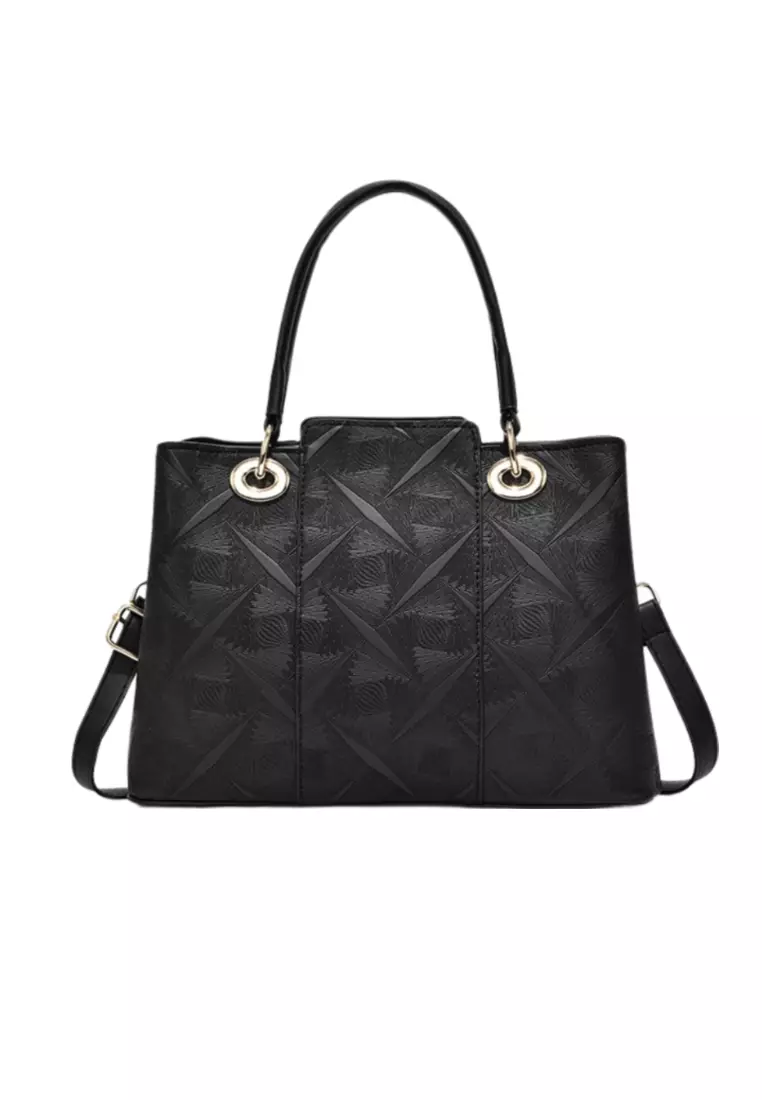 Women's Embossed 2-Ways Crossbody Bags Tote Bags