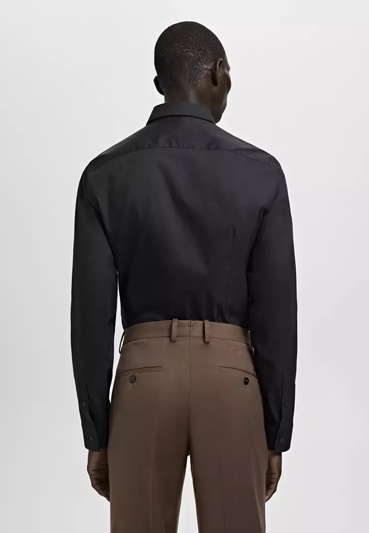 Slim Fit Cotton Suit Shirt