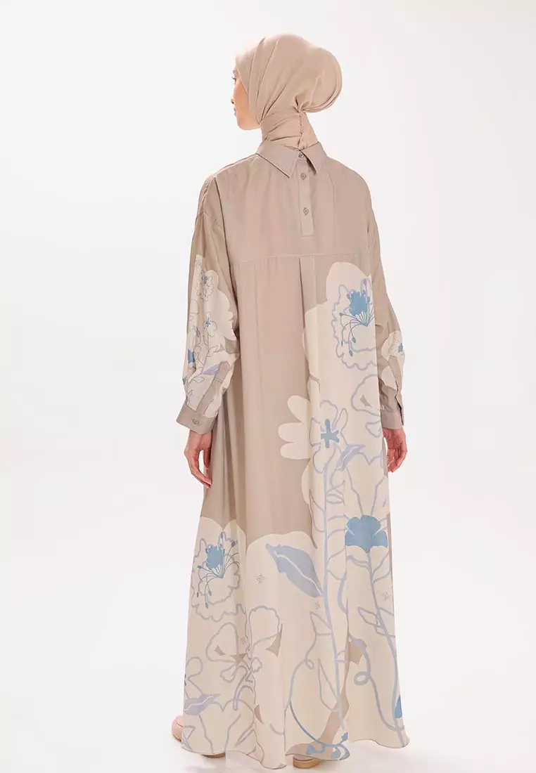 Ria Miranda Taupe Naia Dress