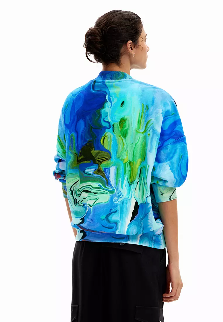 Desigual Woman M. Christian Lacroix arty sweatshirt .