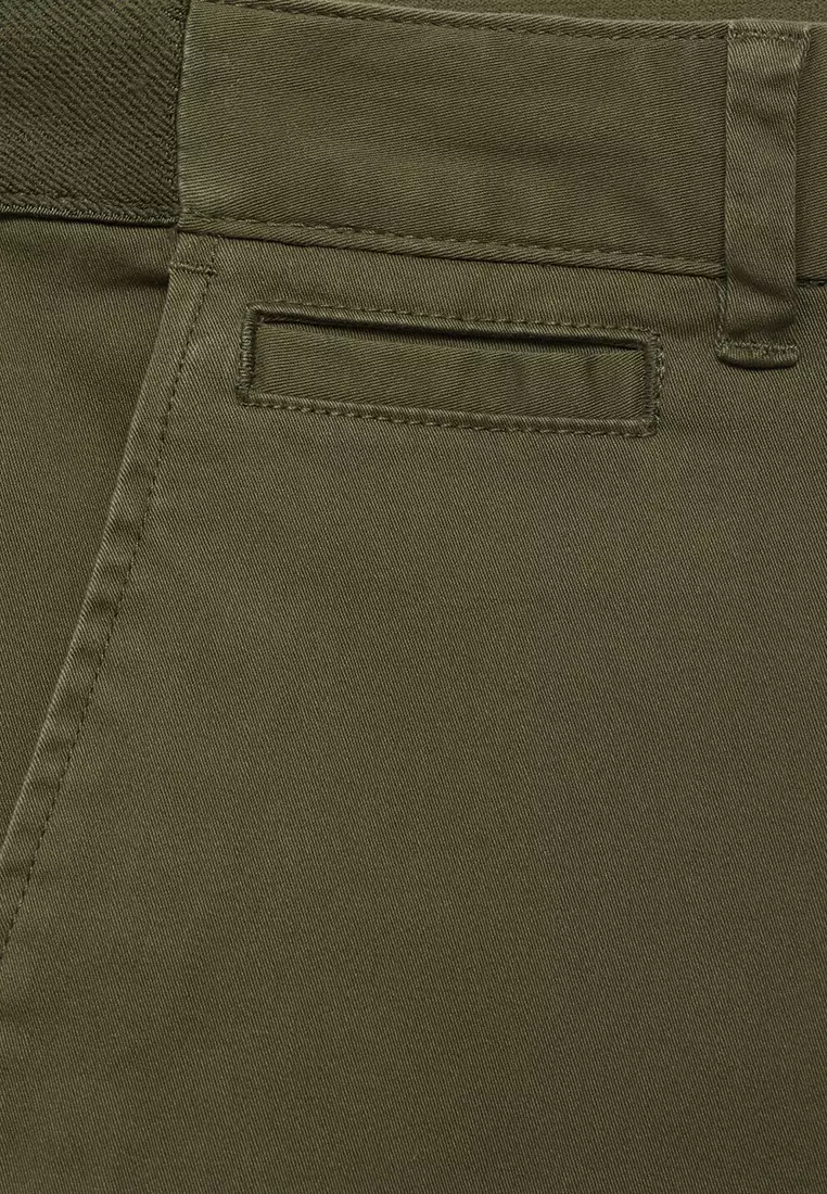 Prato Cropped Tapered Chino Trousers