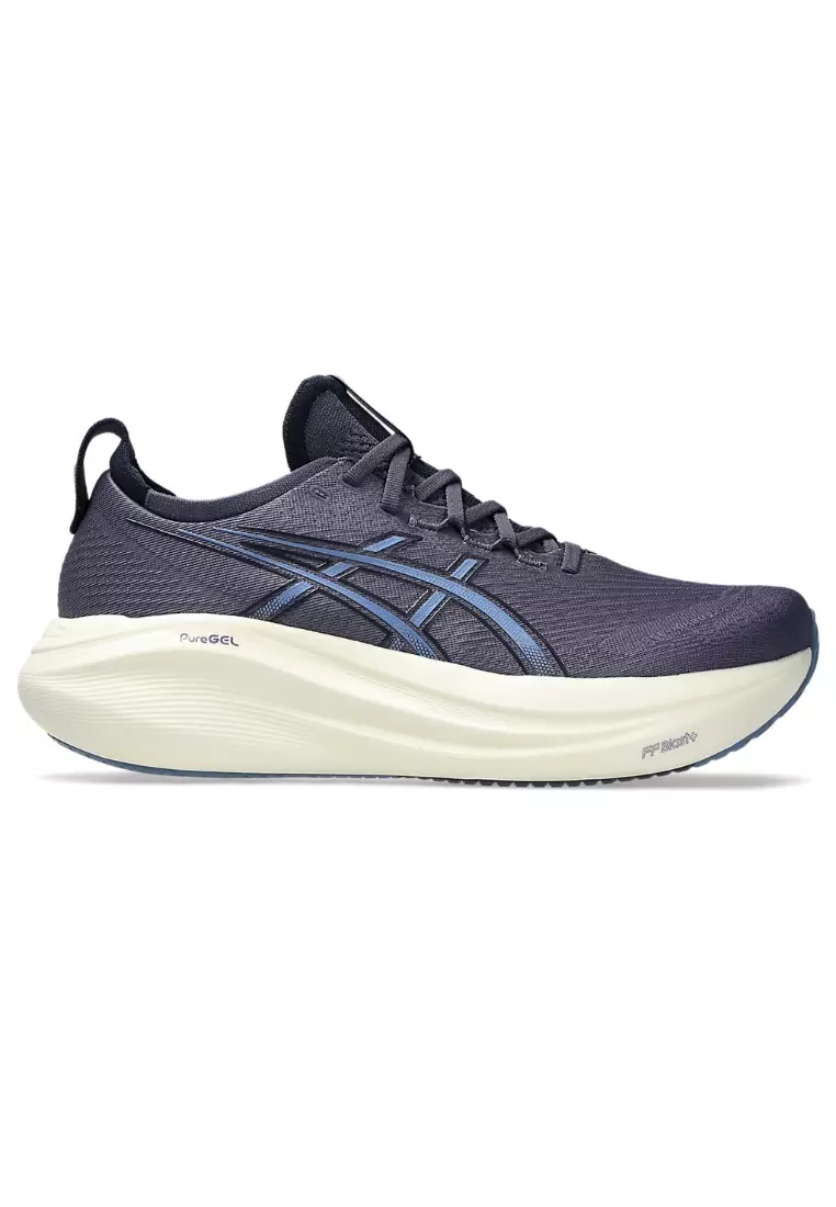GEL-NIMBUS 27 (2E WIDE) MEN RUNNING SHOES (BLUE)