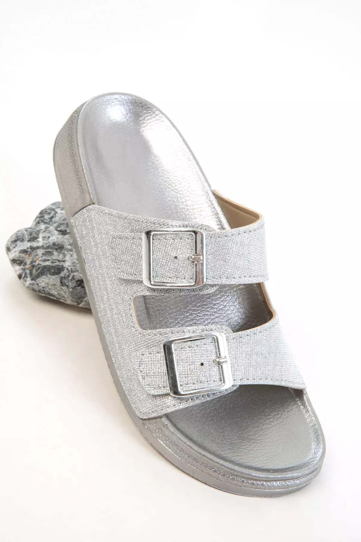 Silver Women's Slippers 20784