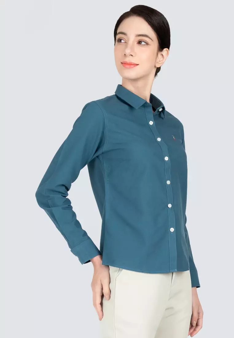 Polo Haus - Women’s Oxford Long Sleeve Shirt WBWLS001