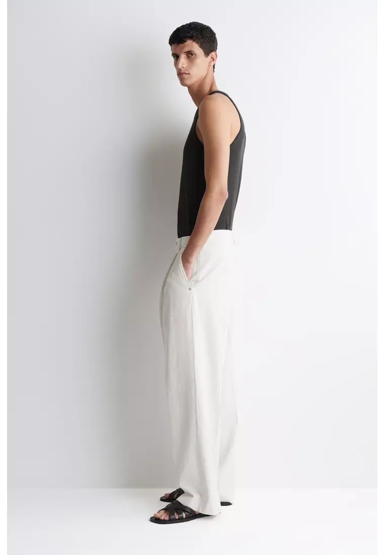 SLIM RIBBED COTTON TANK TOP