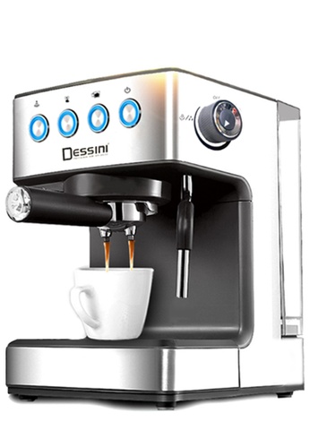 DESSINI DESSINI ITALY 20 Bar 1.5L Espresso Coffee Maker Brew Froth Cappuccino Latte Machine Milk Frothing Bubble Steamer AA3BAES00CD276GS_1