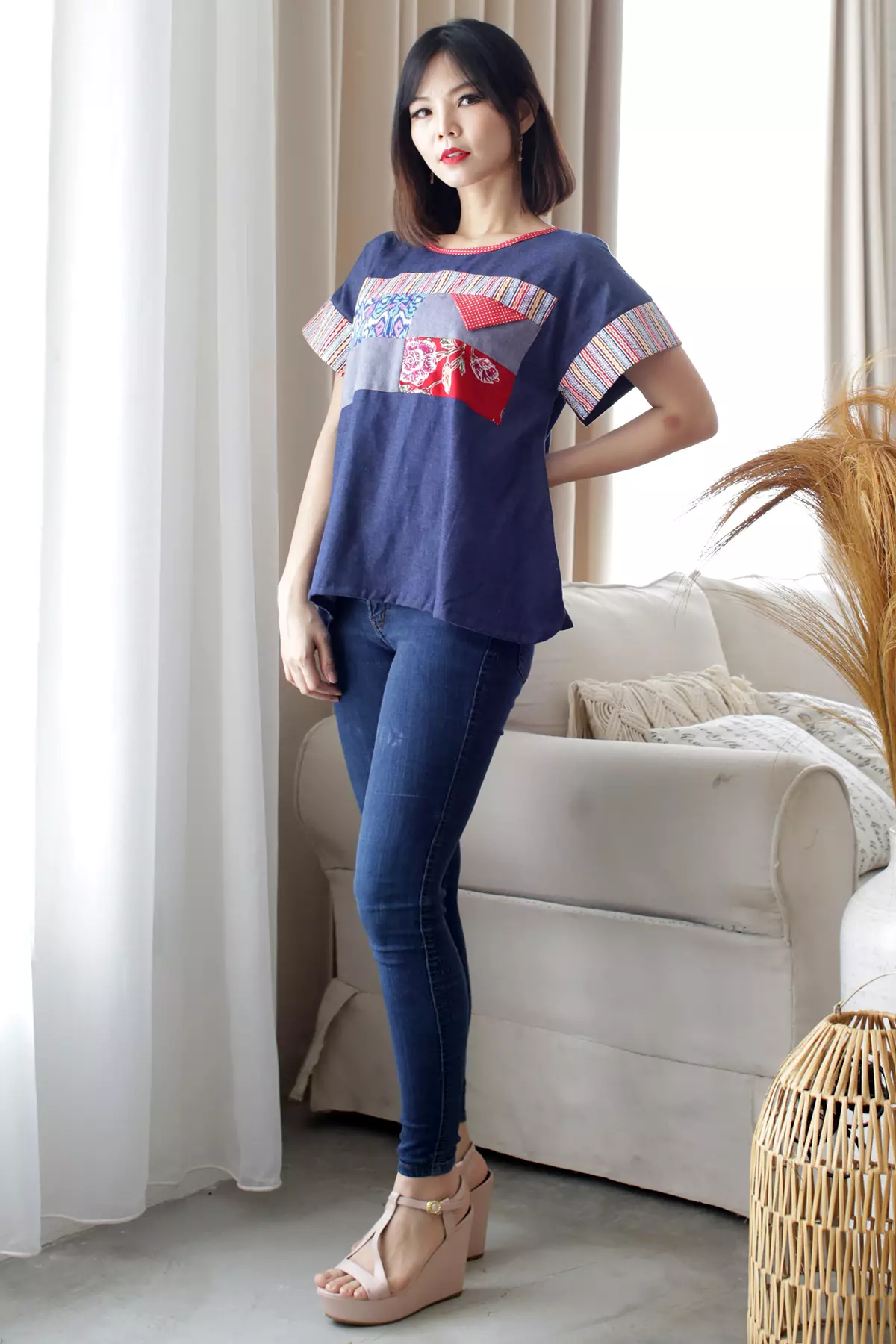 Cempaka Denim Mochi Batik