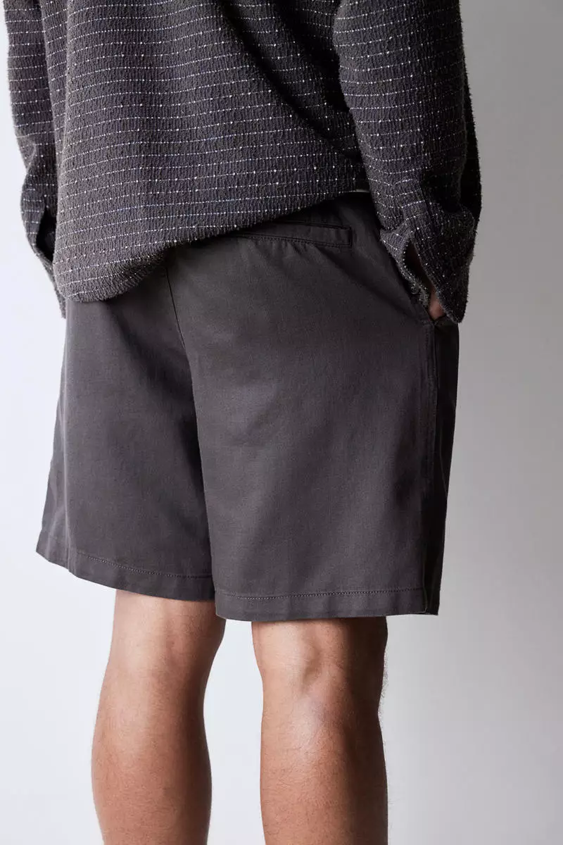 Relaxed Fit Linen-blend shorts