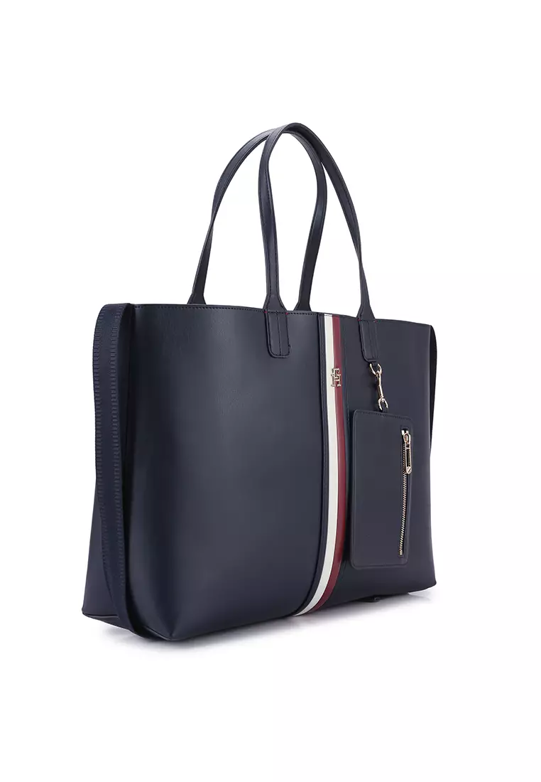 Iconic Tommy Tote PVC. Force Waist Bag Navy