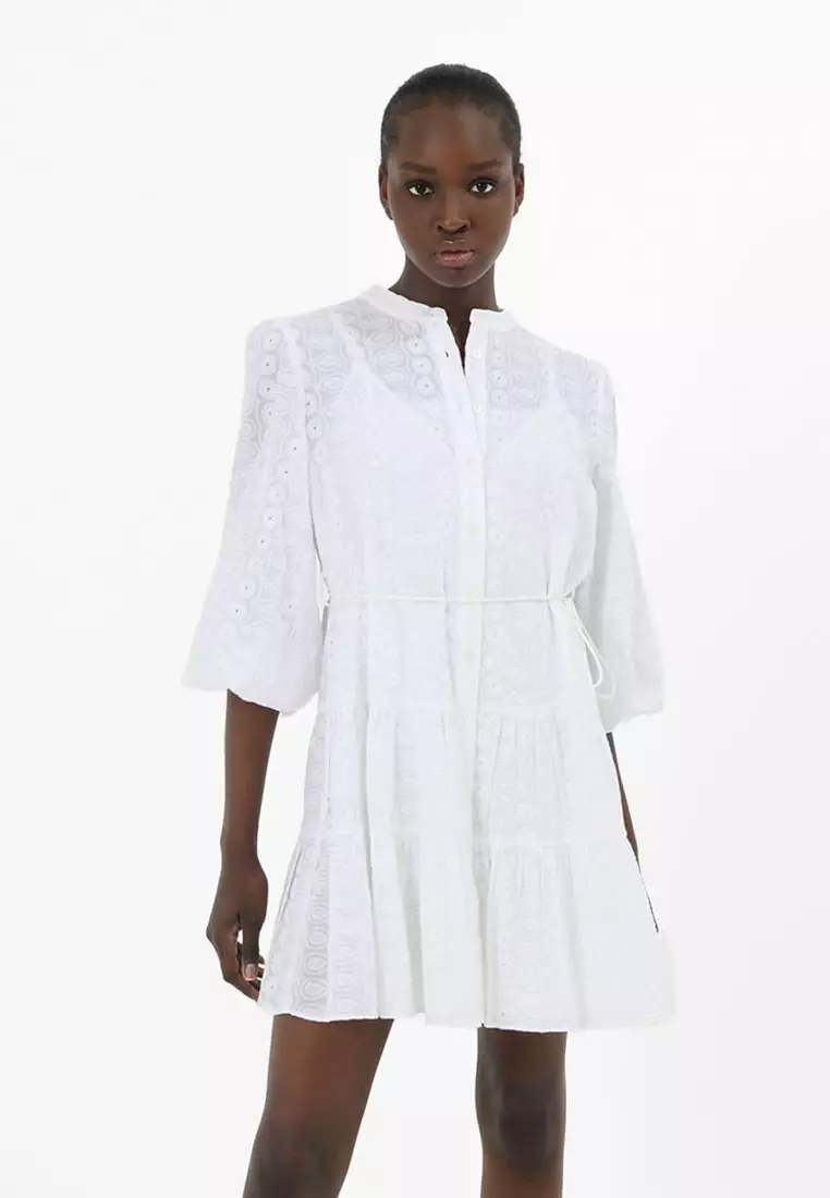 Vitanic Crochet Mini Dress