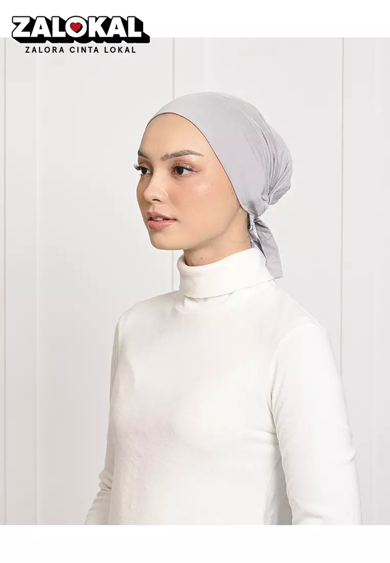 Geulis.id CIPUT INNER ESSENTIALS (4 warna) Hijab - GREY