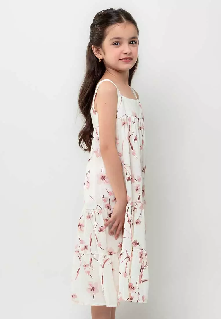 Treehouse Monica Floral Sleeveless  Dress