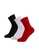 Jordan red Jordan Jumpman 3-Pack Ankle Socks (Little Kids) BBCEFKA709C76FGS_1