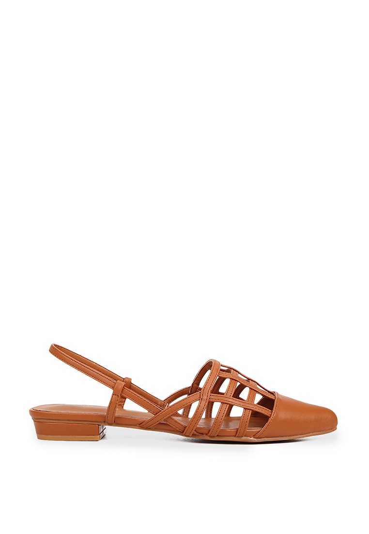 Emily Pointed Toe Slingback Flats