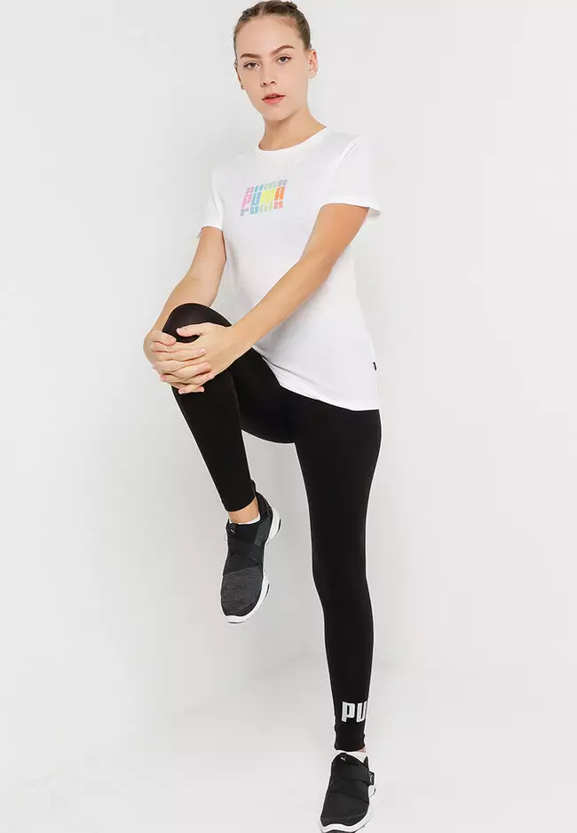 ESS+ Metallic Leggings Puma Black-Silver