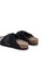 Birkenstock blue and navy Kyoto Soft Suede Nubuck Sandals F37B2SH5F1B68AGS_3