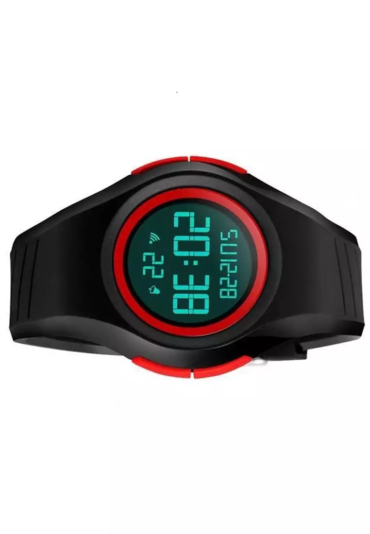 Jam Tangan Casual Digital Pria Stopwatch Alarm Waterproof Strap Tali Material Silicone YU72 ORIGINAL