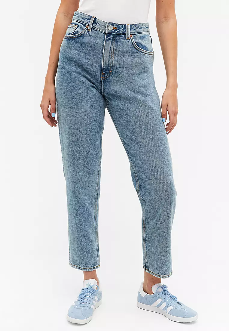 Buy Monki Taiki High Waist Tapered Jeans 2024 Online | ZALORA Philippines