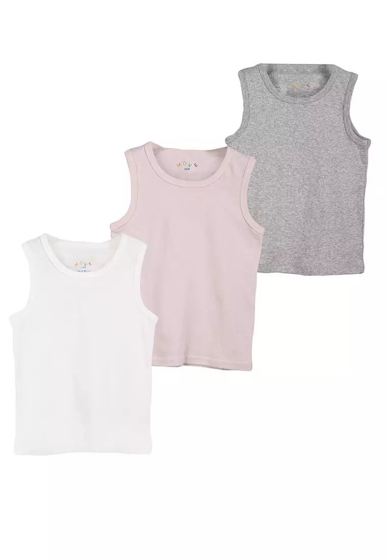 MMF Move Three-Pack Tank Top For Girls