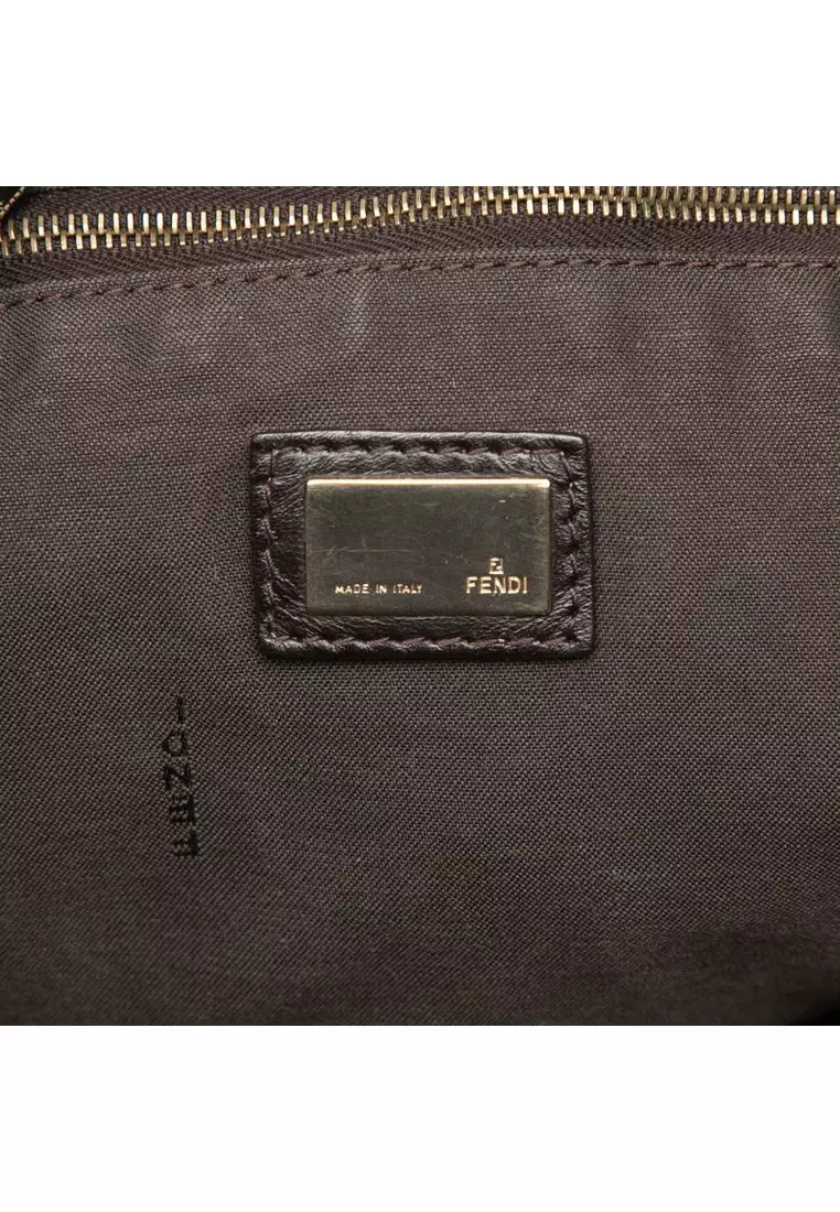Pre-Loved Fendi Zucchino Canvas Tote