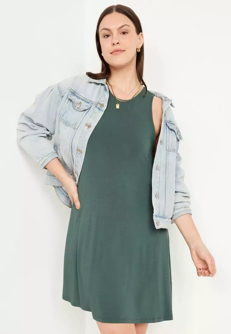 Sleeveless Mini Swing Dress