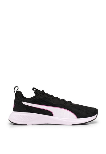 puma unisex black incinerate running shoes