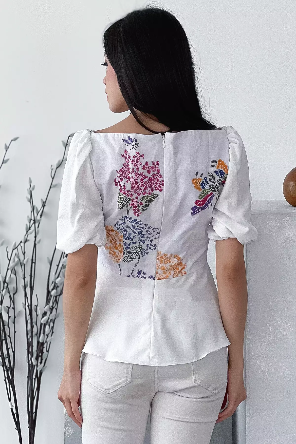 Elanaor Asoka Putih Blouse
