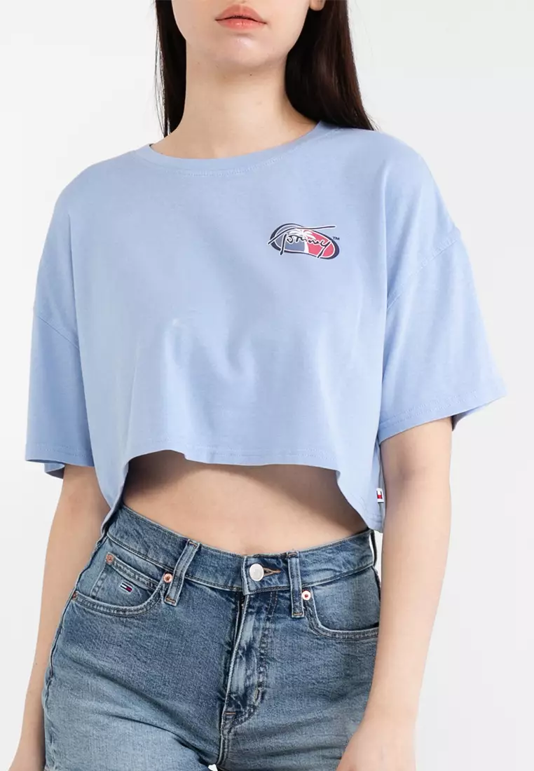 Crop Shirt Crop Top Tommy Jeans Buy Tommy Hilfiger Prep Explorer